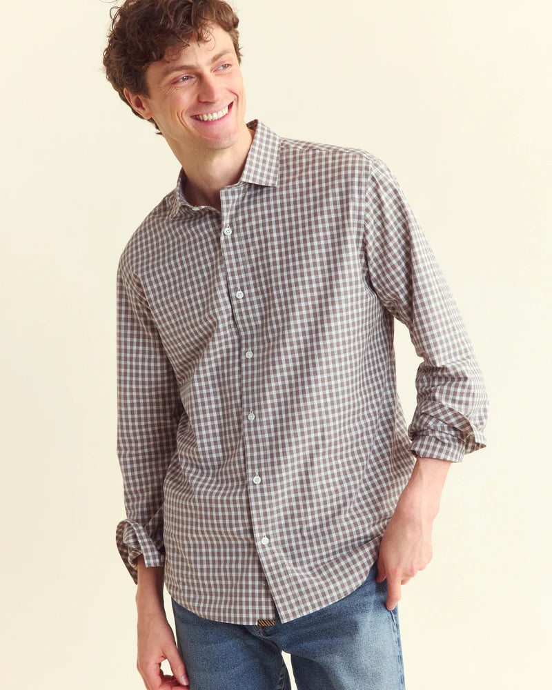 Windowpane Plaid Hutcheson Dress Shirt Tops Billy Reid   