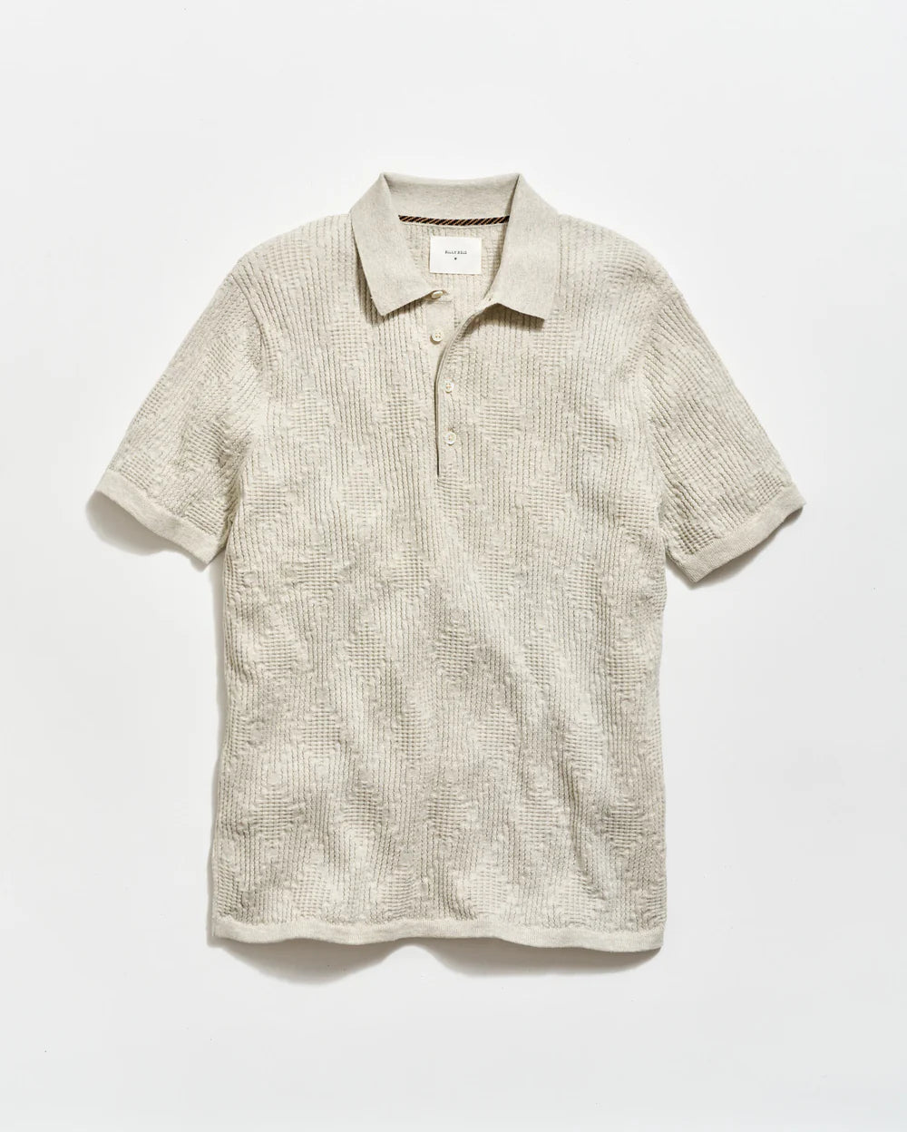 Diamond Sweater Polo Polos Billy Reid Light Heather Grey S