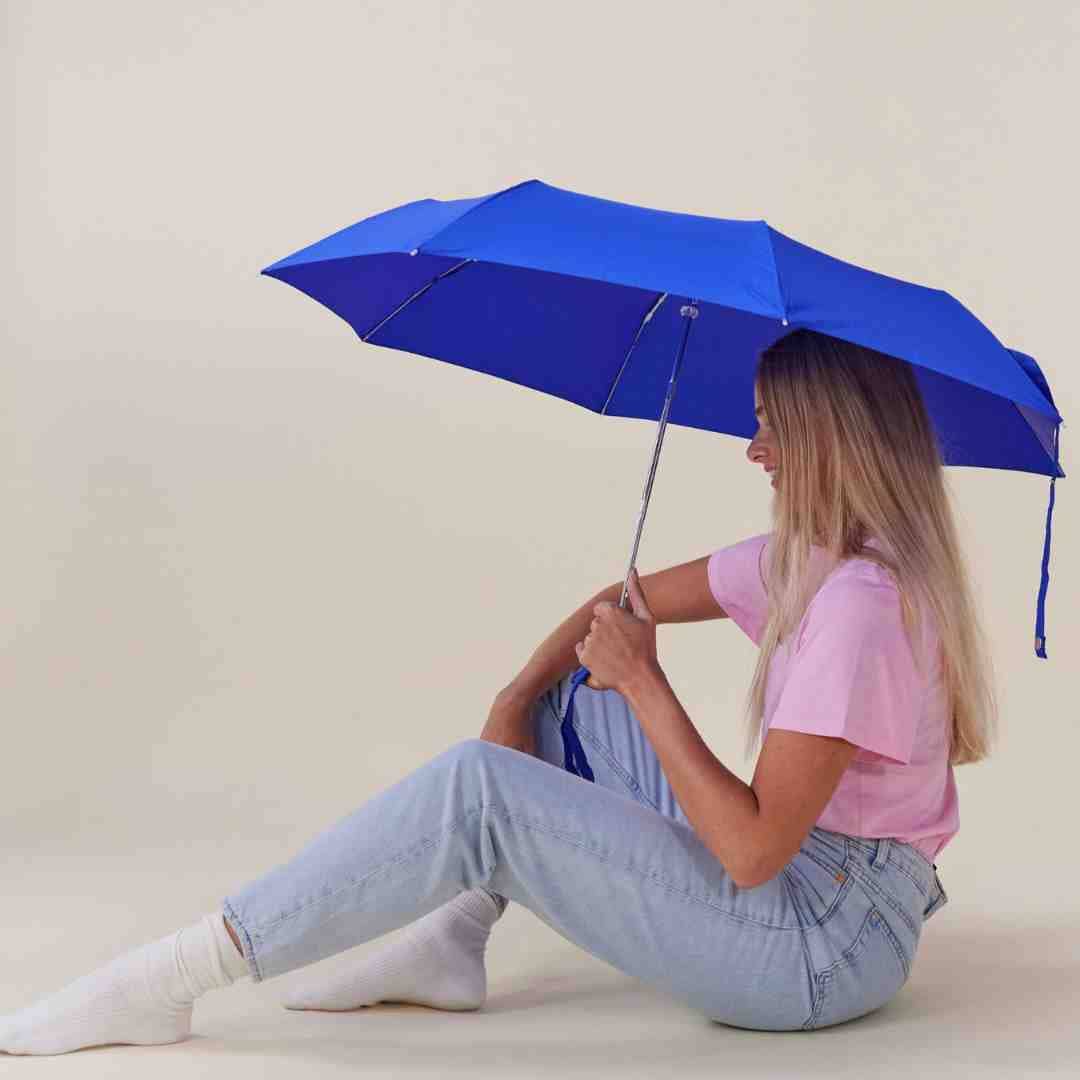 Royal Blue Compact Duck Umbrella  Original Duckhead US   