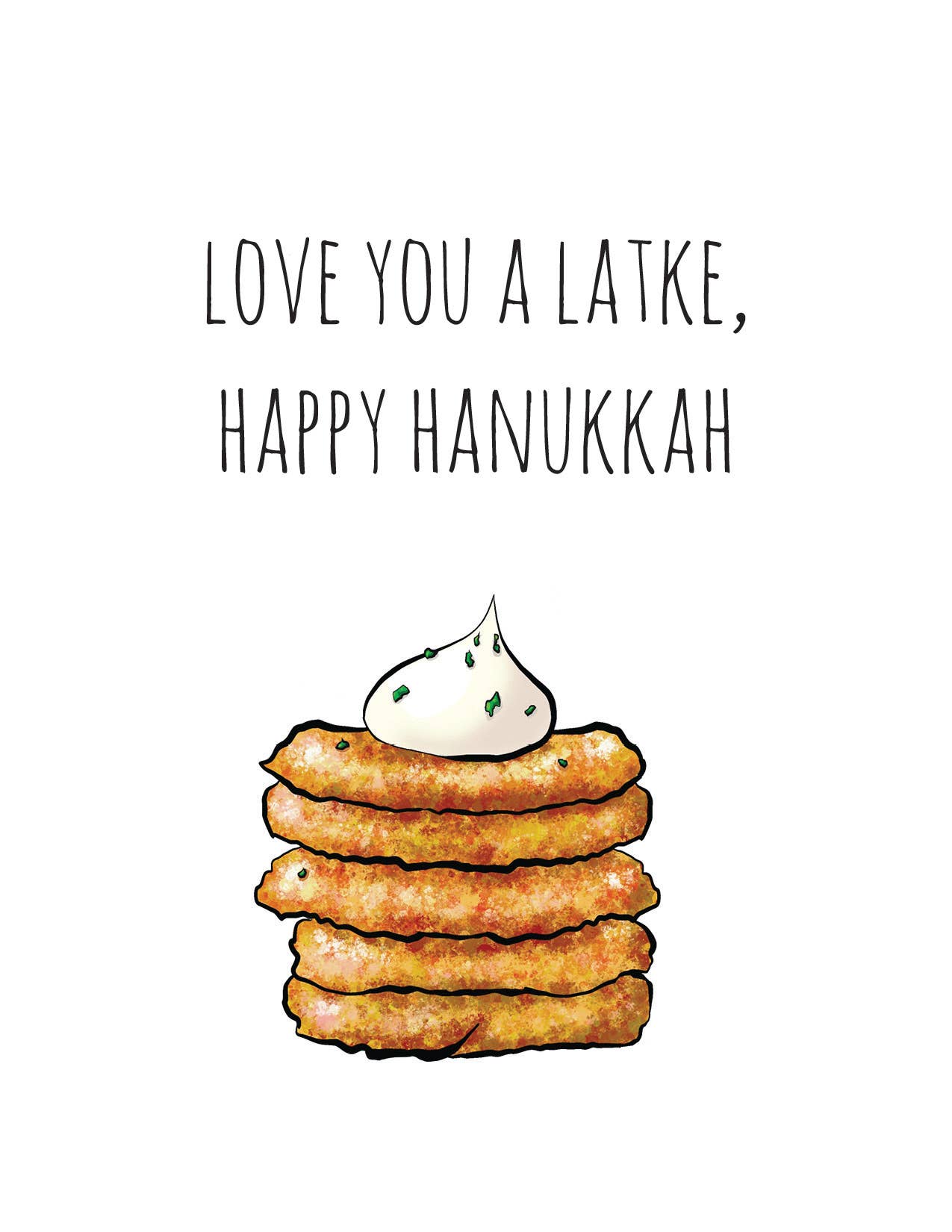 Latke Hanukkah  Noted By Copine   