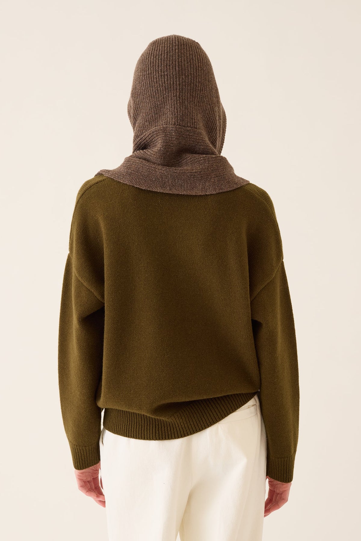 Zora Merino Wool Hooded Scarf DEMYLEE New York - 3