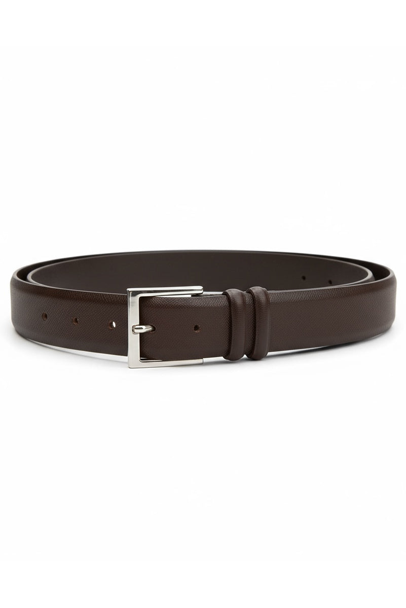 Basic Saffiano Belt, Brown Accessories Orciani T Moro 30/85