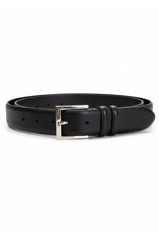 Basic Saffiano Belt, Black Accessories Orciani Black 30/85