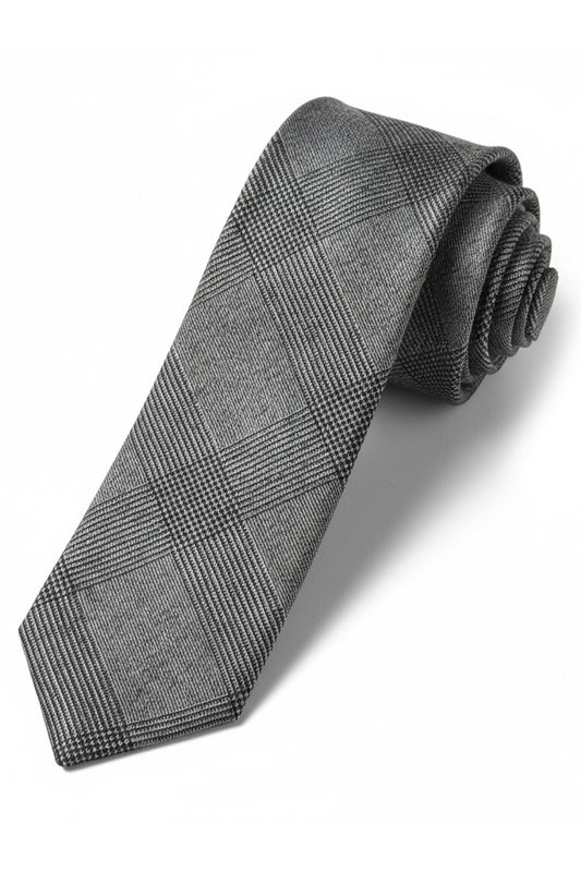 Black and White Prince Of Wales Tie Accessories Altea