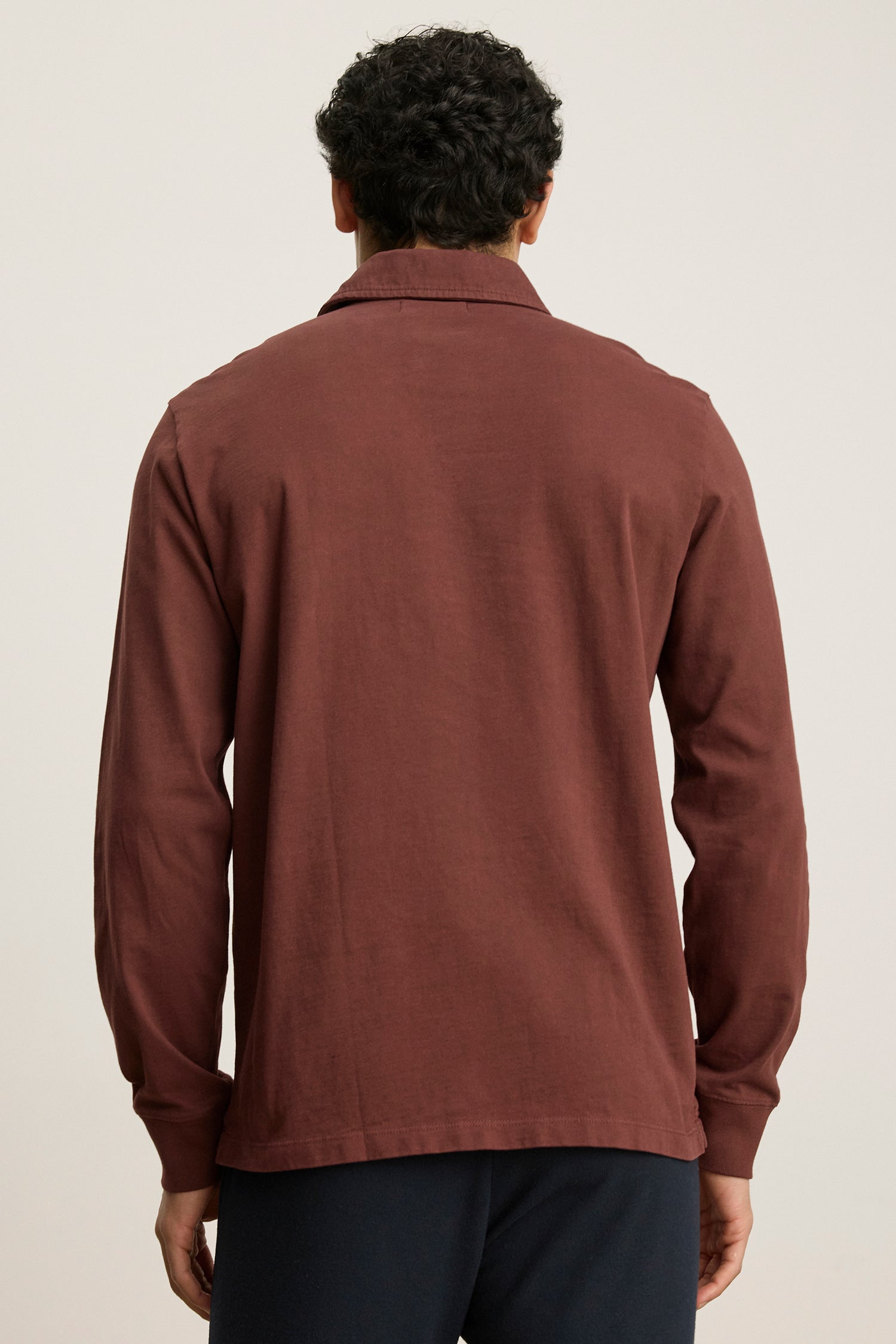 Hawkins Sweater Polo Velvet by Graham & Spencer
