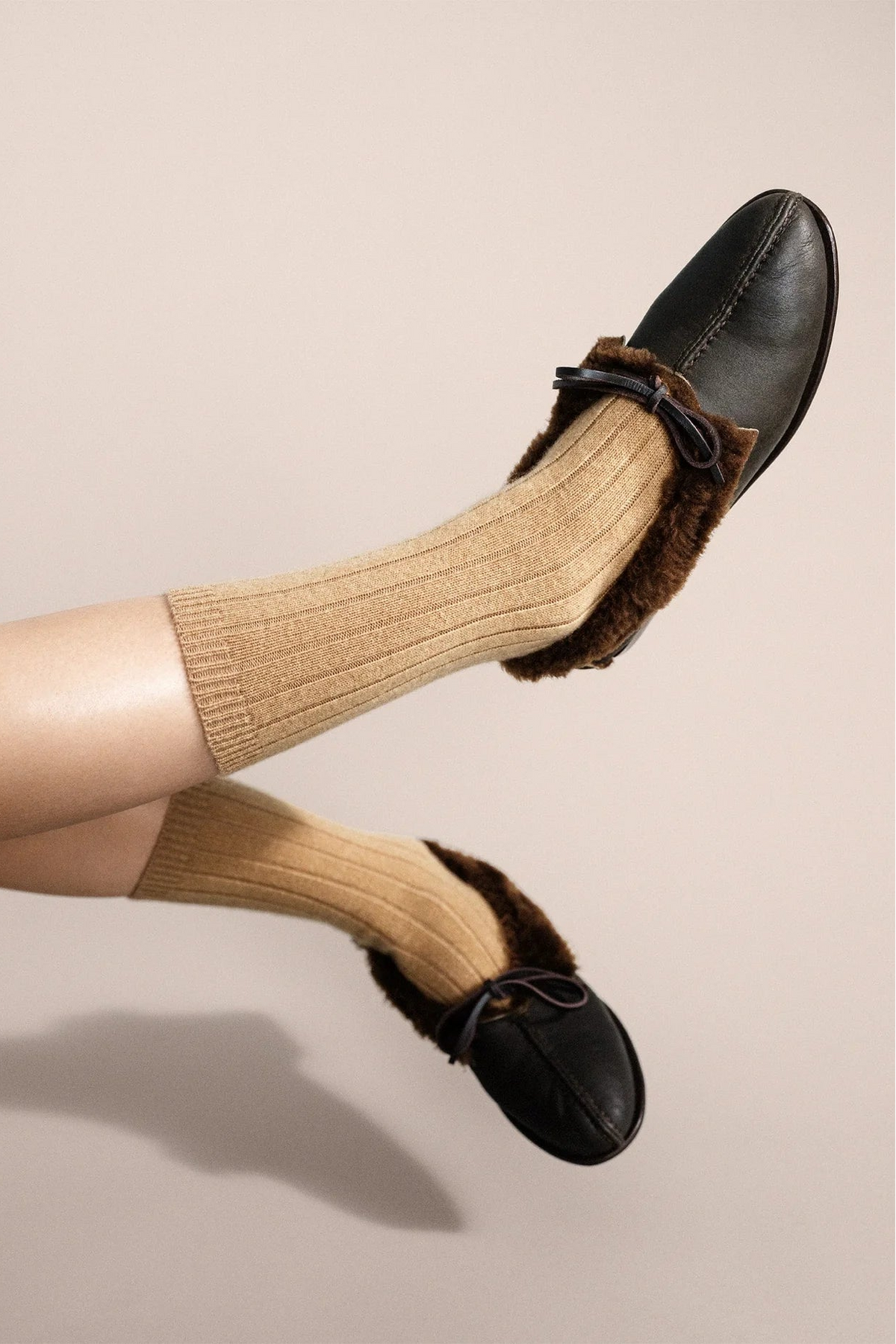 Italia Cashmere Cozy Rib Crew Sock - 2