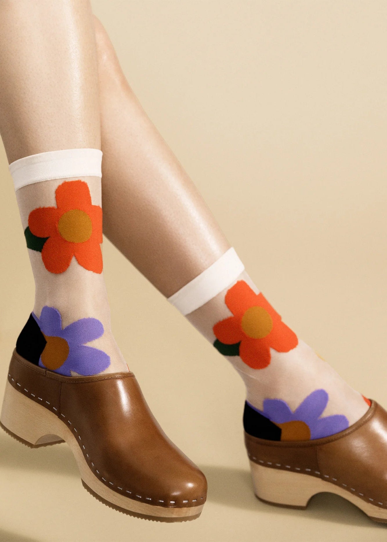 Ethel Sheer Crew Sock Socks & Hosiery Hansel from Basel