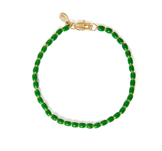 Enamel Barrel Chain Bracelet Jewelry & Watches Clare V.