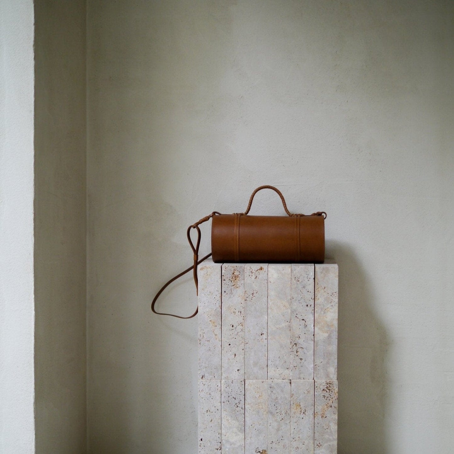 Woven Bamboo Bag - Chestnut Bags KAMARO'AN   