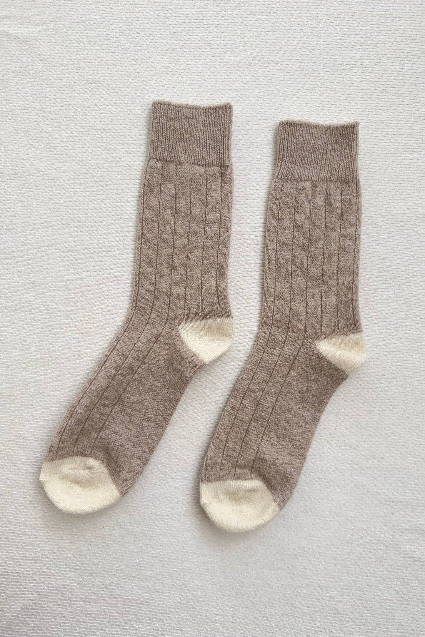 Classic Cashmere Socks Le Bon Shoppe Fawn