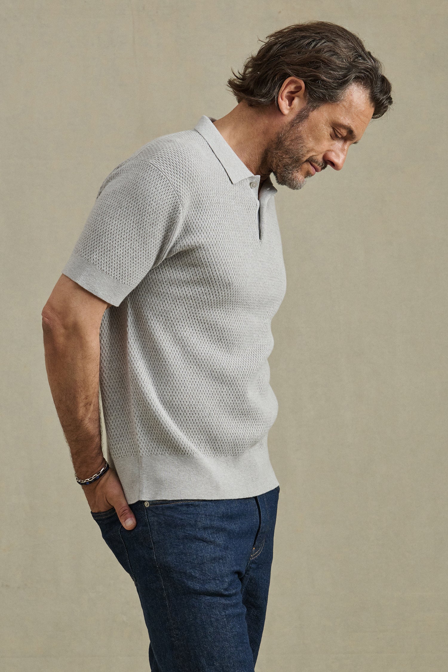 Lowell Sweater Polos Velvet by Graham & Spencer