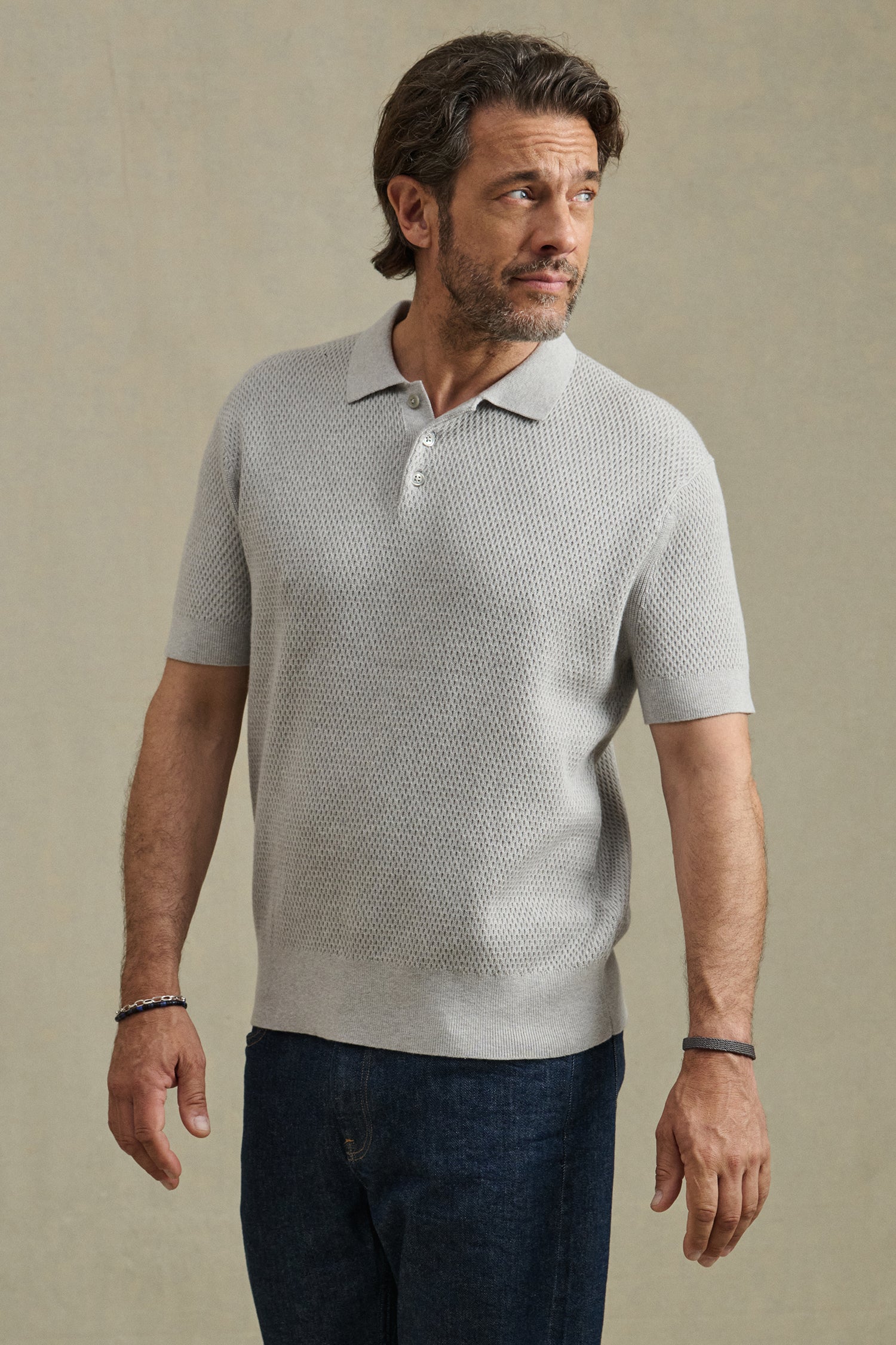 Lowell Sweater Polos Velvet by Graham & Spencer