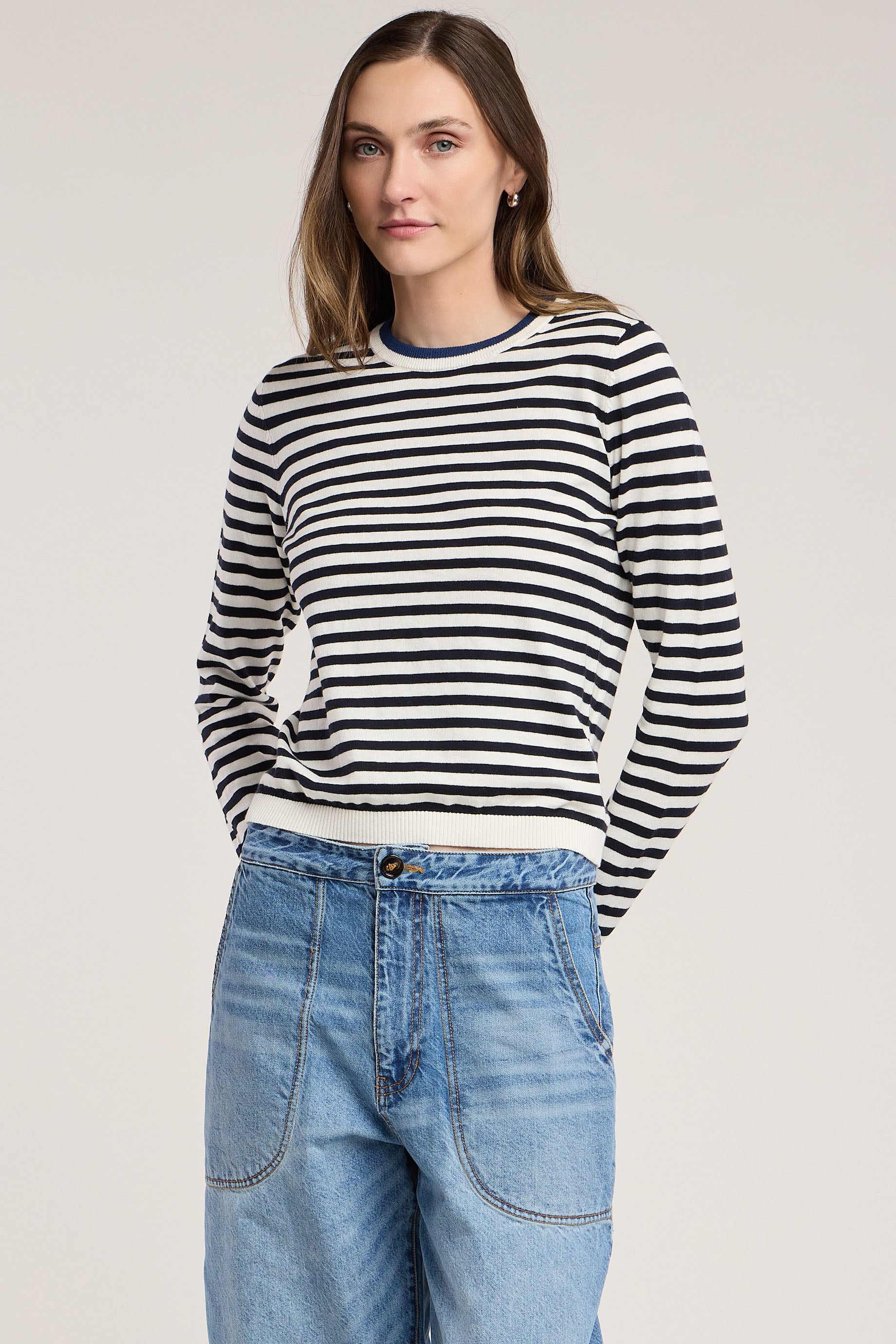 Roxy Top Sweaters Velvet by Graham & Spencer Navy S