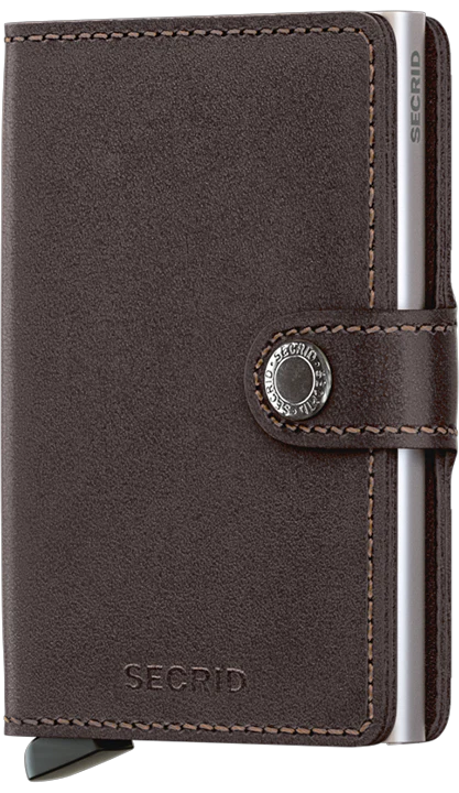 Miniwallet Original Small Leather Goods Secrid Dark Brown  