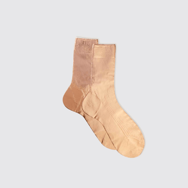 Maria La Rosa One Ribbed Laminated Sock Collection Socks Maria La Rosa