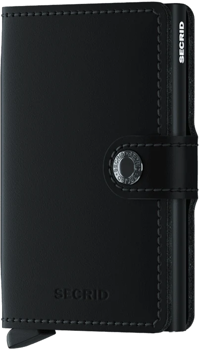 Miniwallet Matte Small Leather Goods Secrid Black  