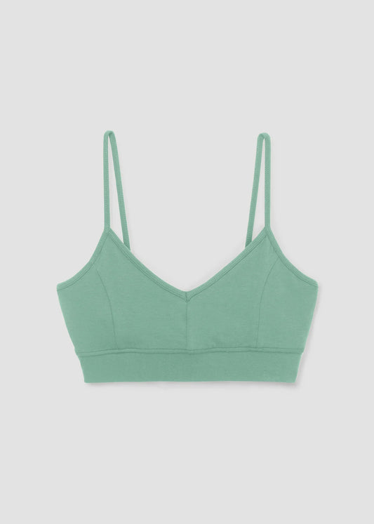 Nyra Cotton Blend Bra Lingerie Beaumont Organic Pistachio S