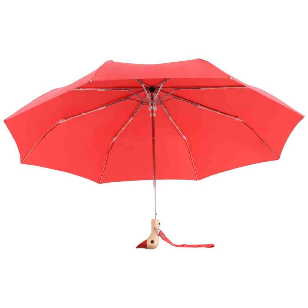 Red Compact Eco-Friendly Duckhead Umbrella Accessories Original Duckhead US