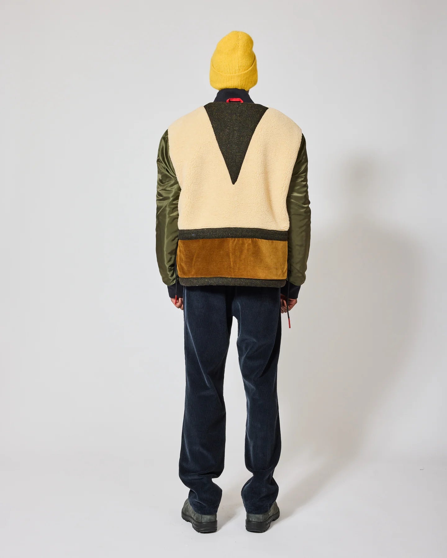 JR Harris Tweed Reversible Wool Bomber