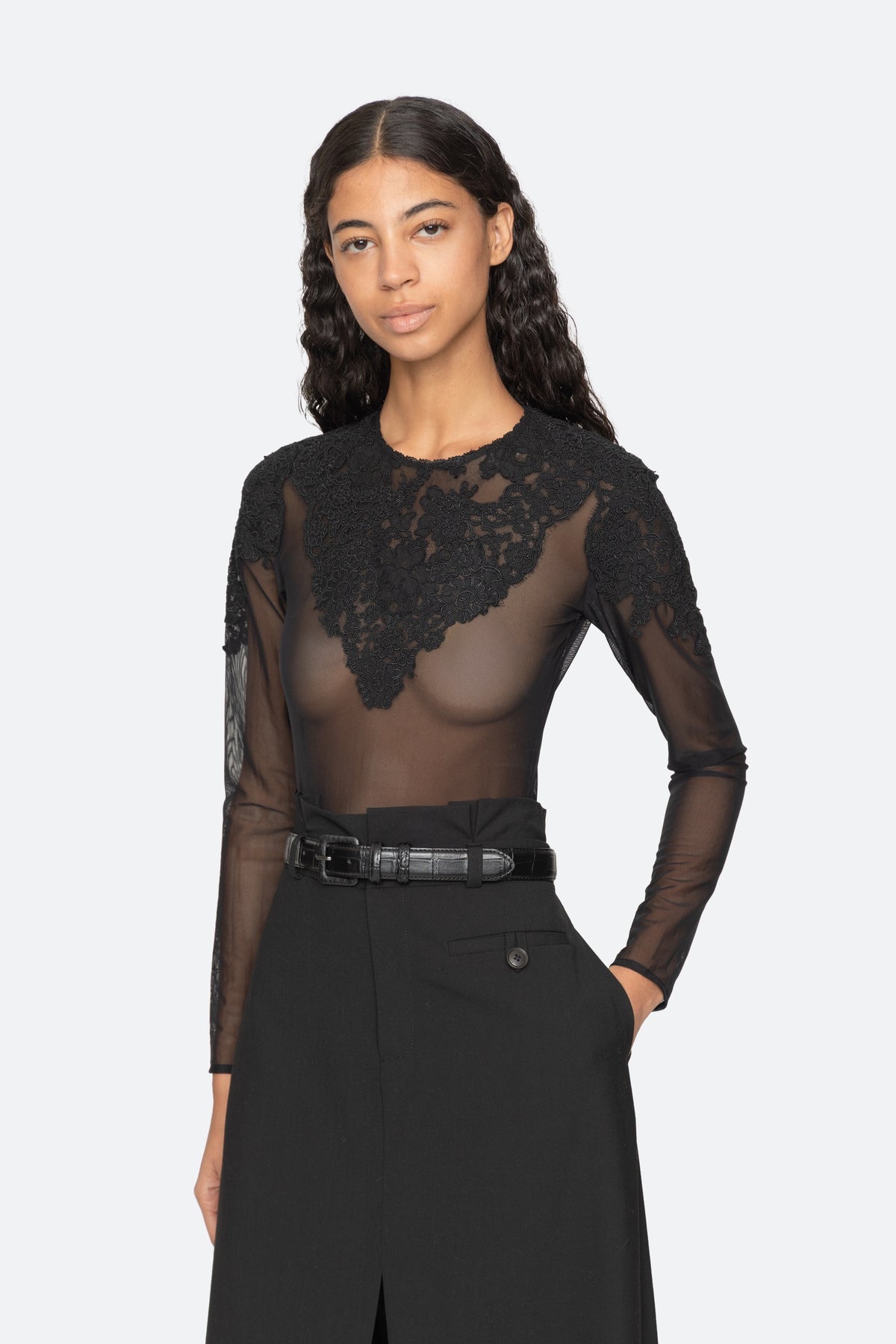 Kirra Lace Bodysuit SEA NEW YORK - 3