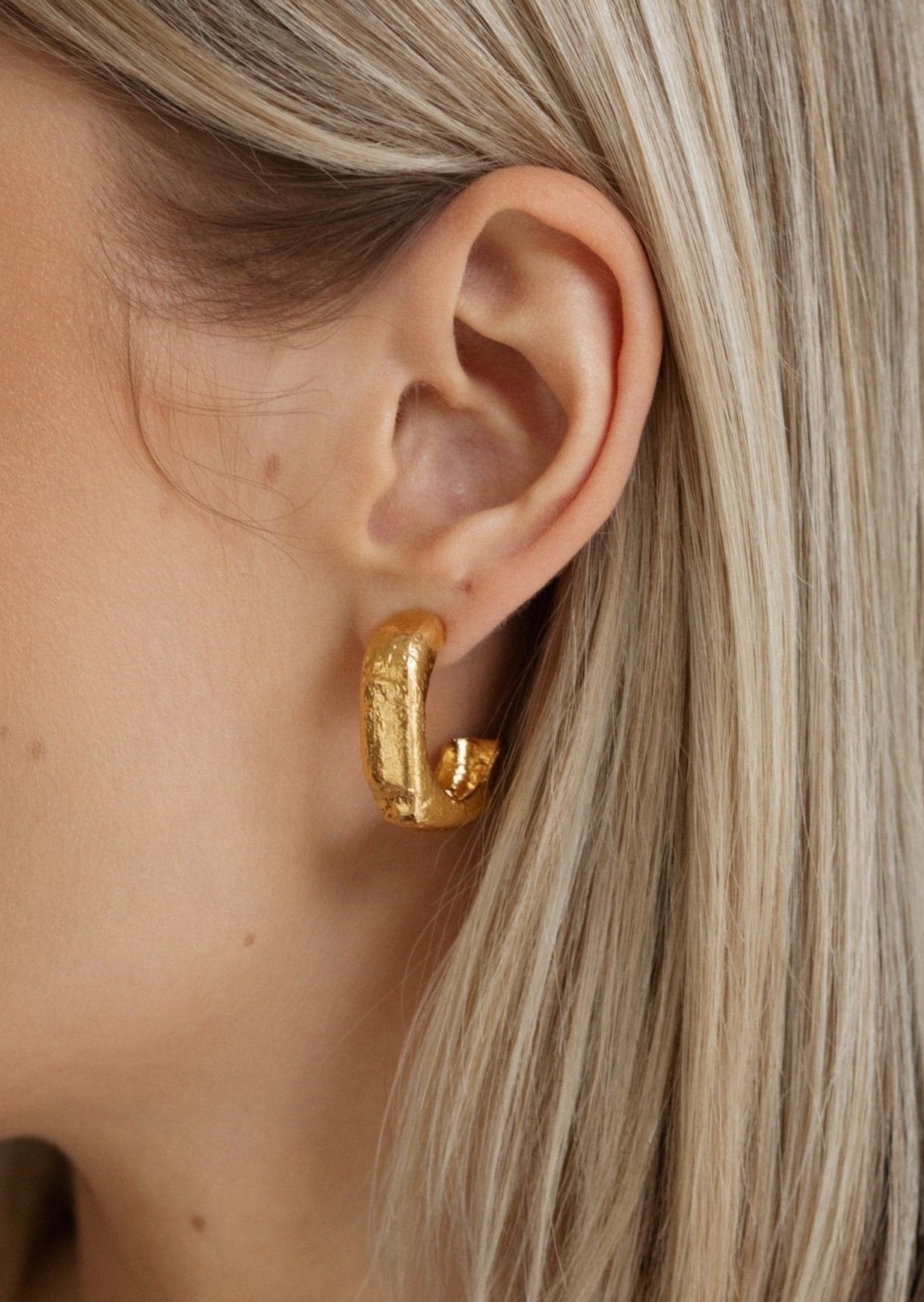 Treasure of Fruttuosso Gold Earrings Earrings Pamela Card   
