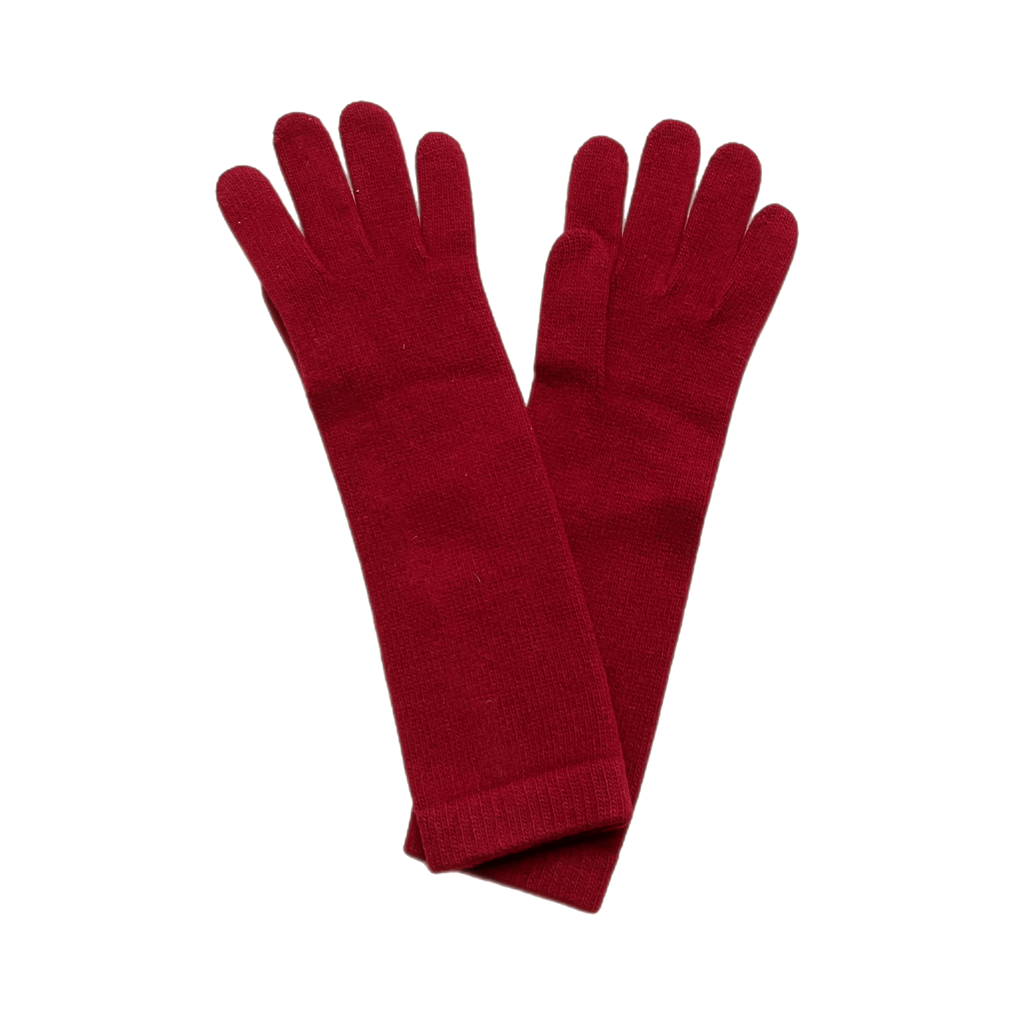 Long Cashmere Gloves Accessories Portolano Ashton Red  