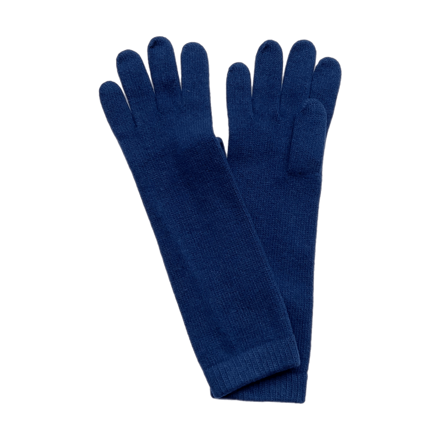 Long Cashmere Gloves Accessories Portolano Sugar Blue  