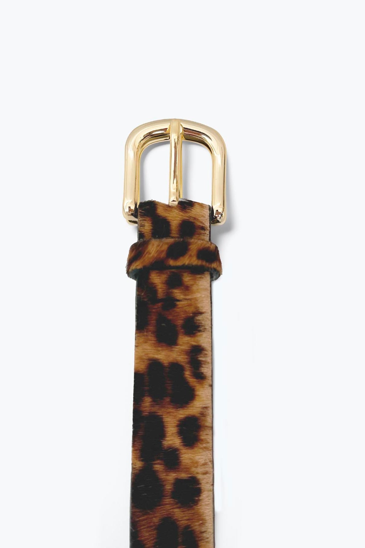 Rebecca Leopard Calfhair Belt Belts Freda Salvador