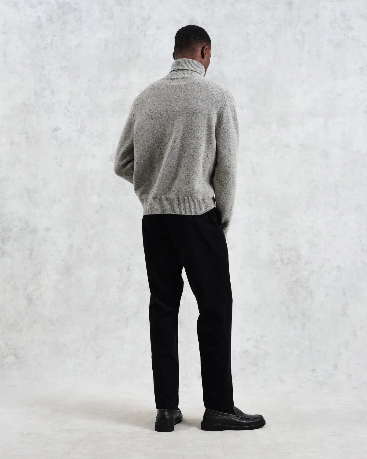 Ridgeway Roll Neck Donegal Sweaters Wax London   