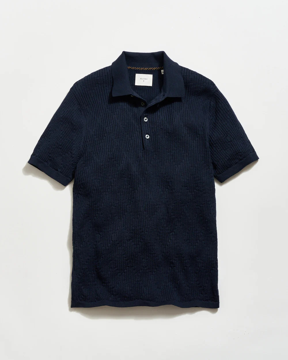 Diamond Sweater Polo Polos Billy Reid Carbon Blue S