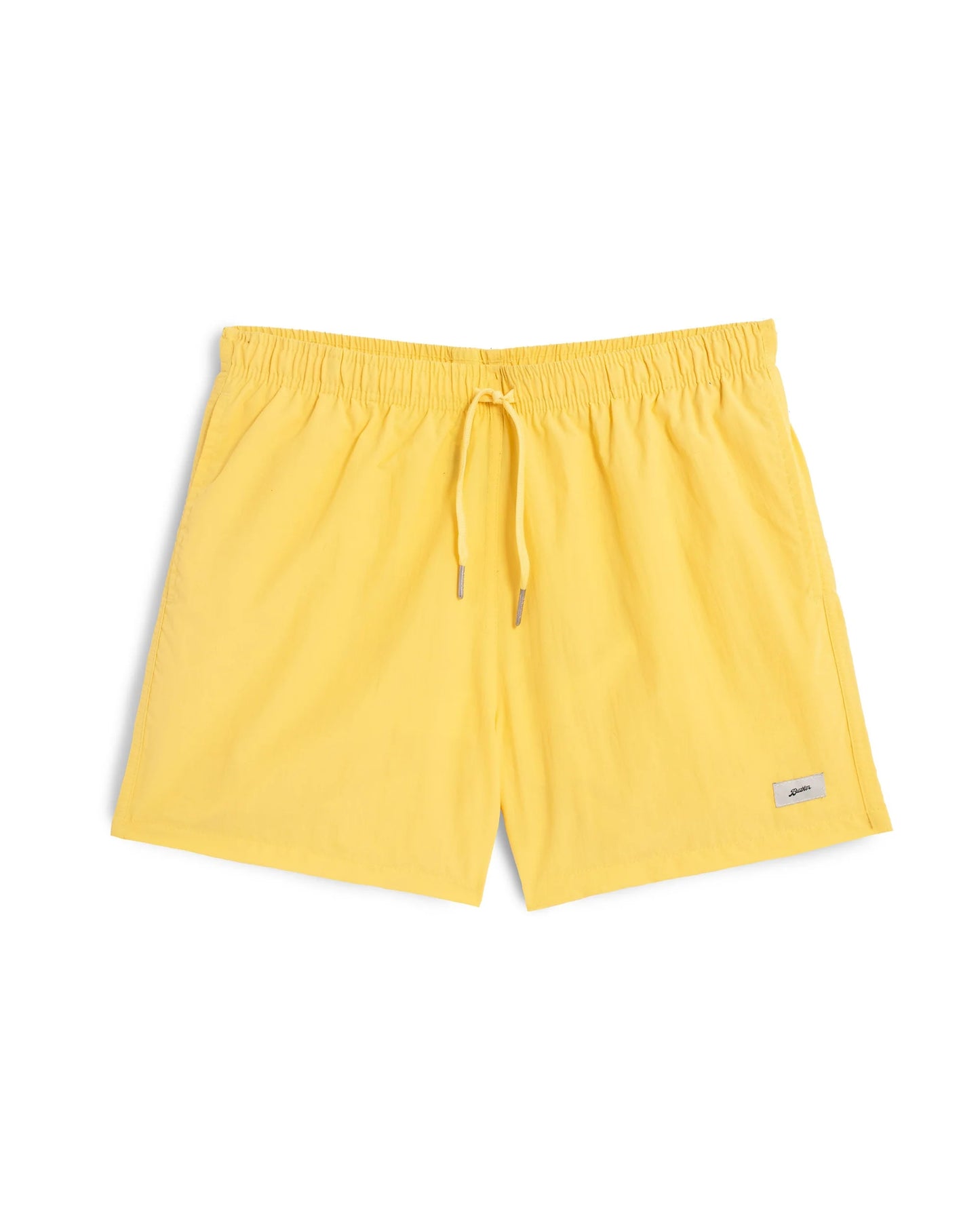 Solid Canary Swim Trunks