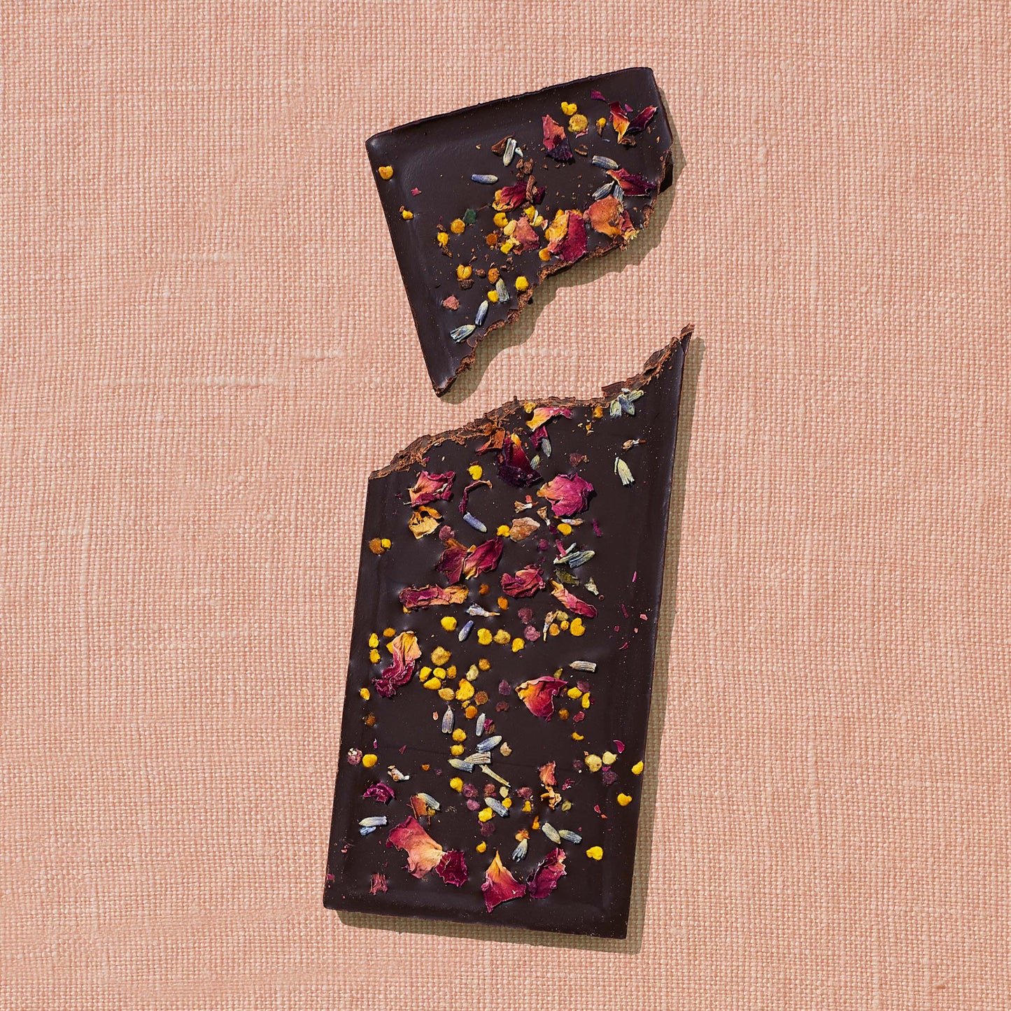 Lavender Rose Date-Sweetened Dark Chocolate Home Spring & Mulberry