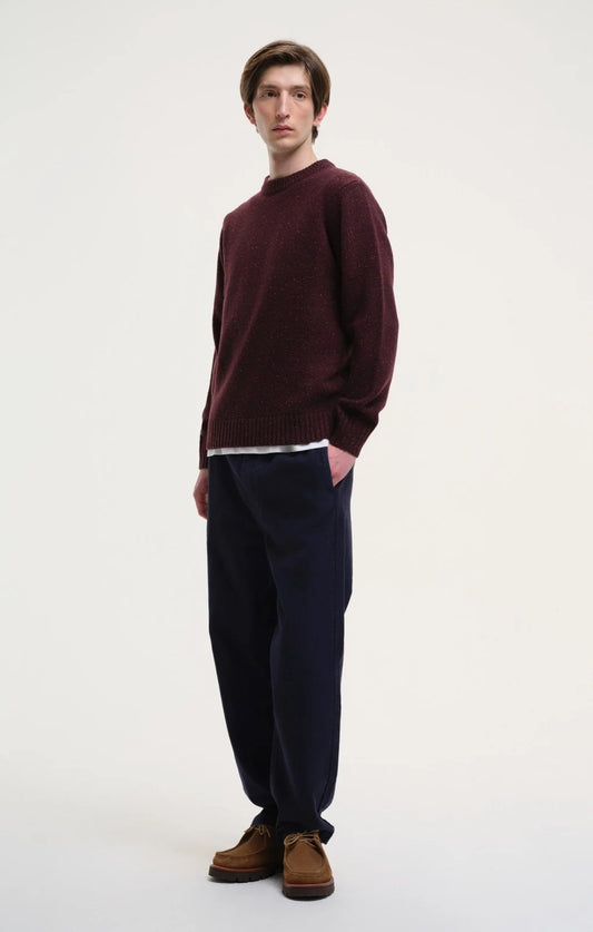 Starry Night Speckled Crew Knit