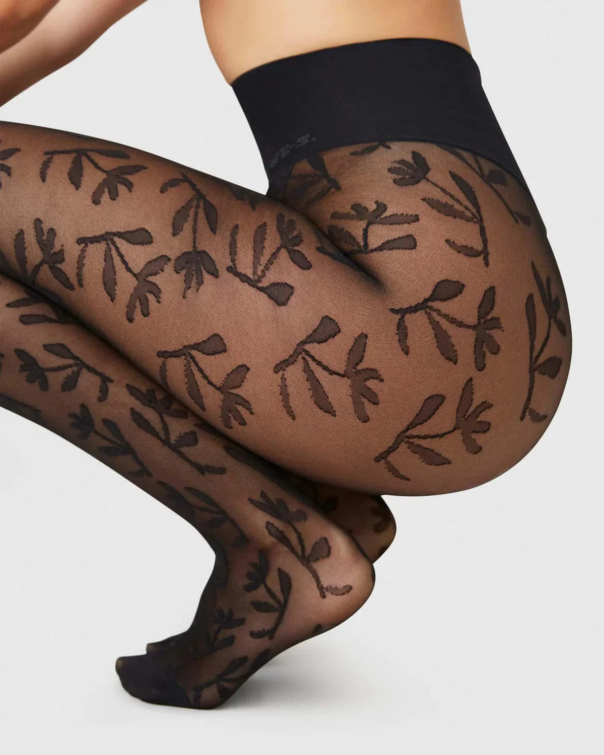 Flora Flower Tights Socks Swedish Stockings   