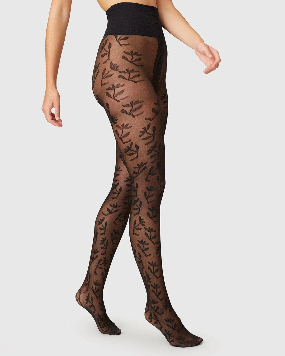 Flora Flower Tights Socks Swedish Stockings   