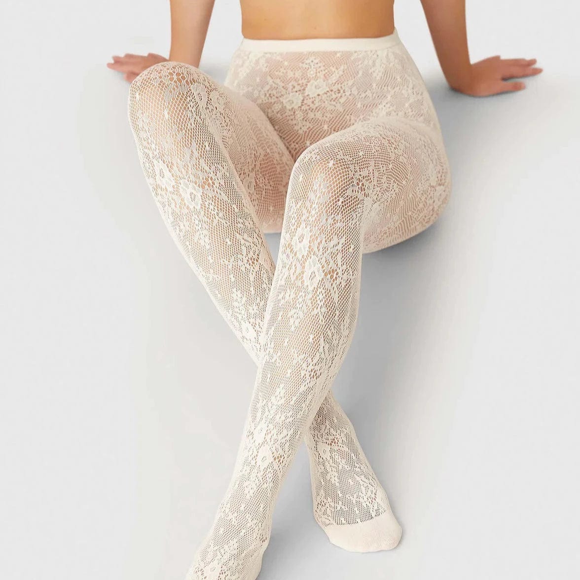 Rosa Lace Tights Socks Swedish Stockings   