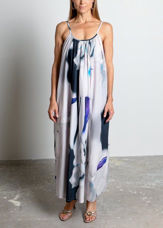 Ophelia Dress UNTITLED IN MOTION Shadow Iris Ivory XS