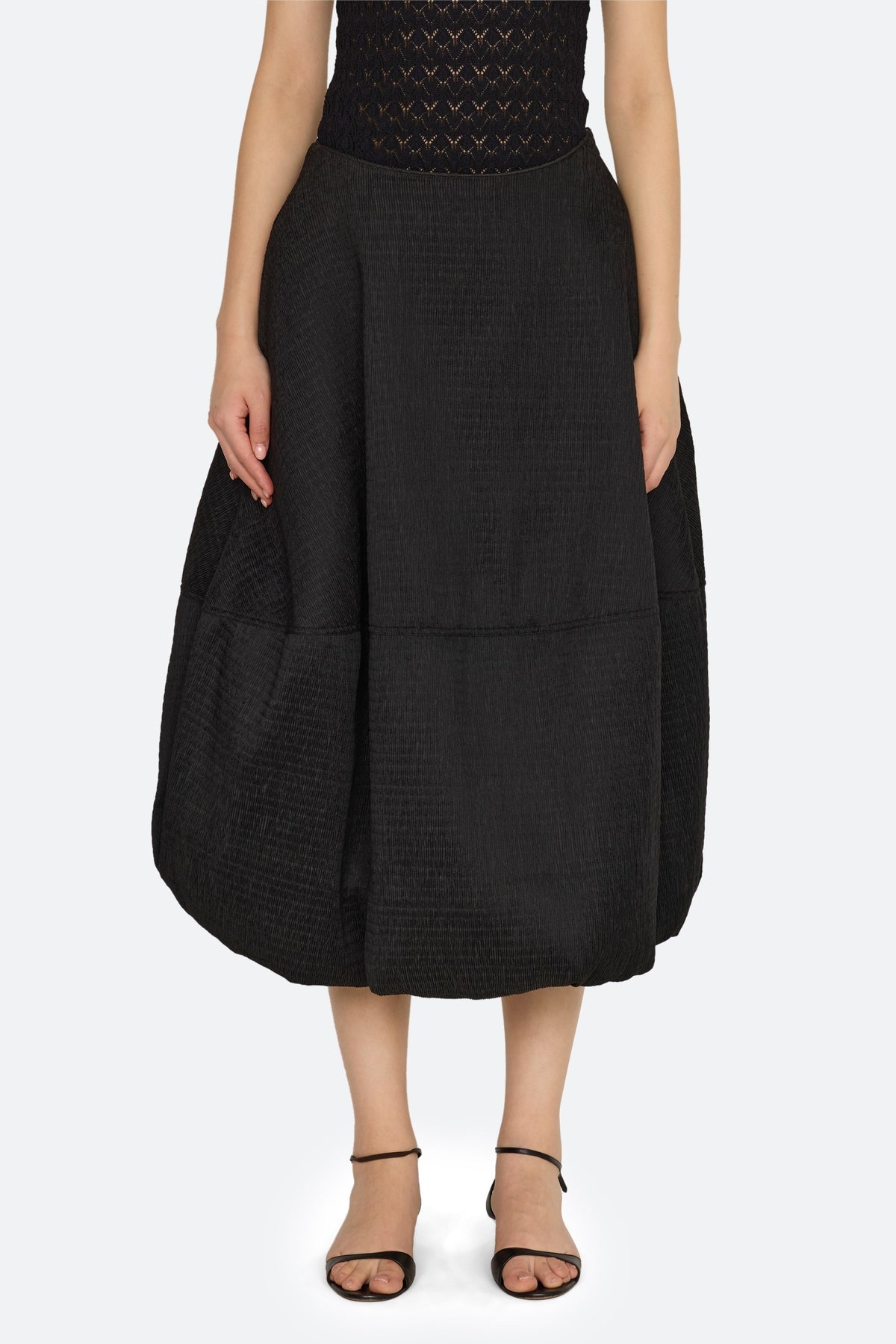 EVORA BUBBLE MIDI SKIRT (D1) SEA NEW YORK - 2
