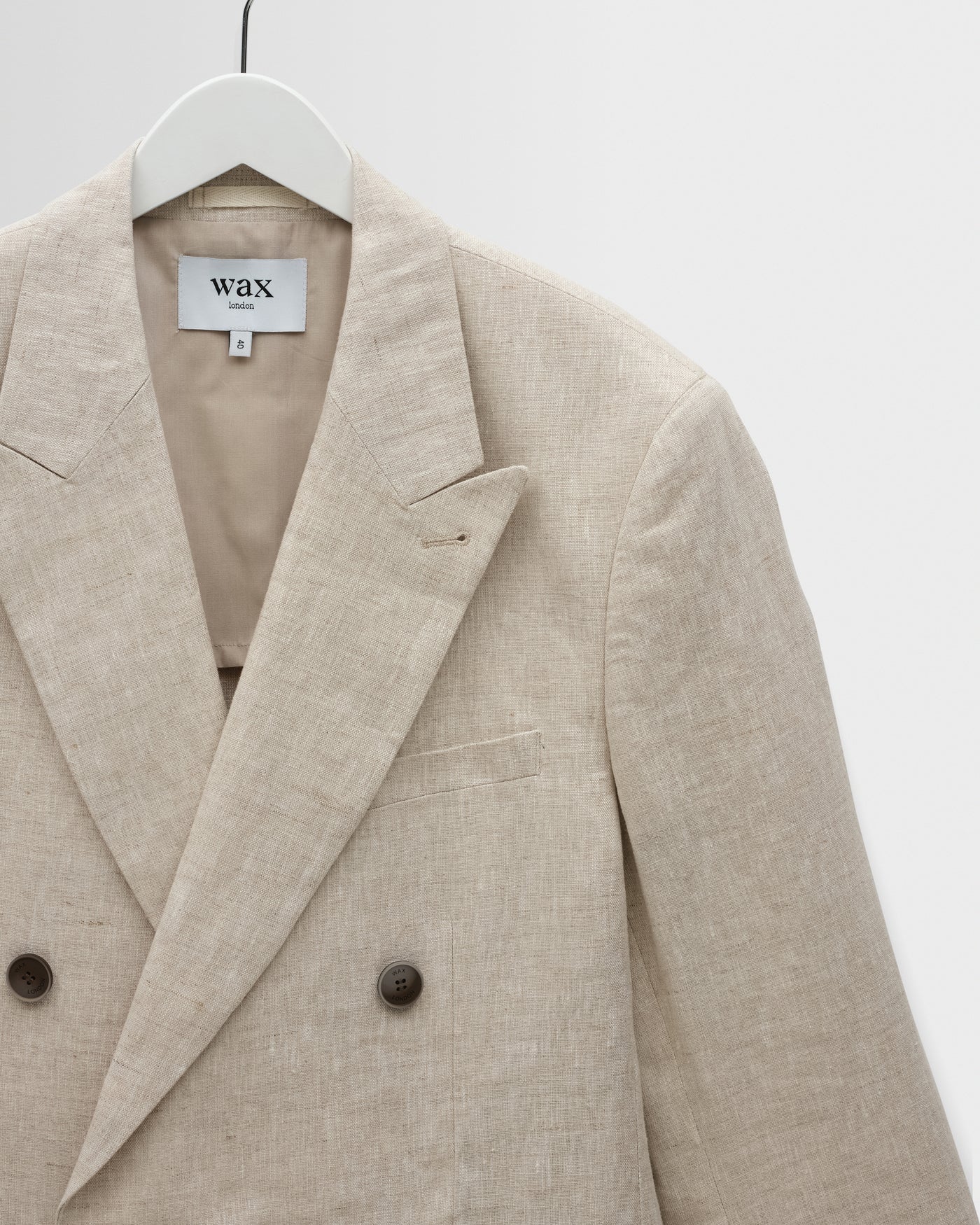 Vigo Linen Blazer Jackets & Outerwear Wax London