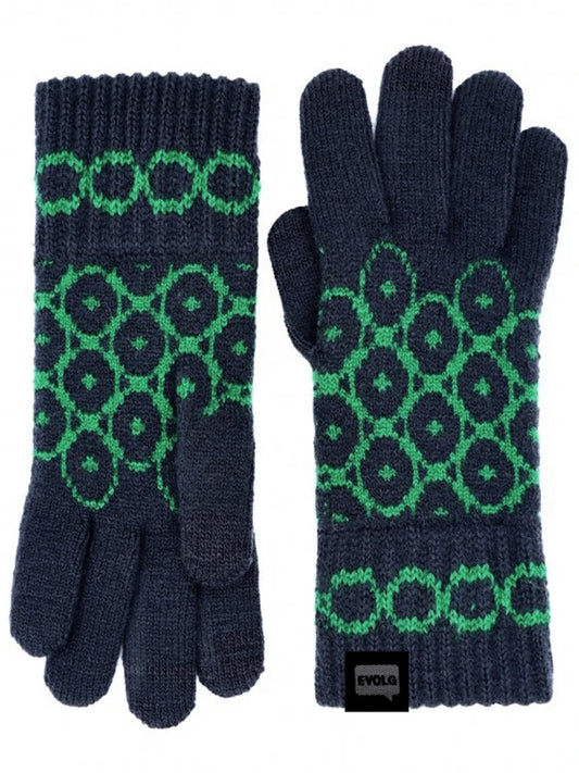 Another Touchscreen Glove Gloves Evolg Navy/Green O/S