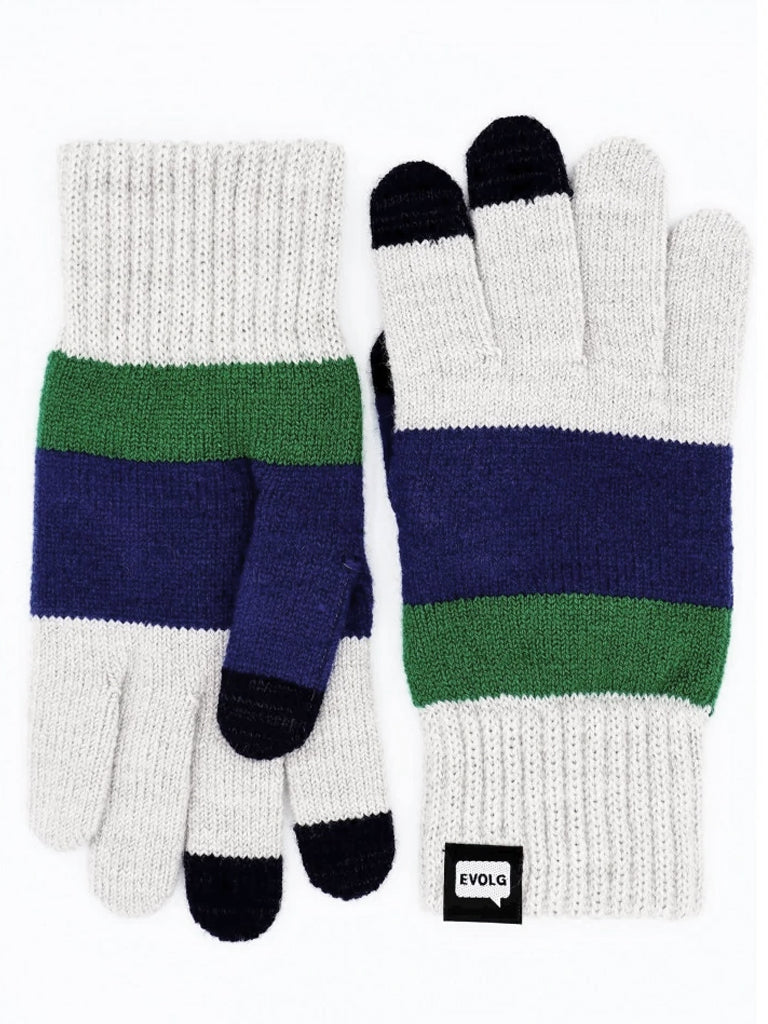 Axis Touchscreen Glove Gloves Evolg Light Grey/Dark Blue O/S