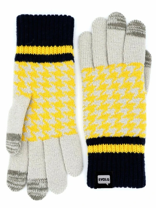 HT Touchscreen Glove Gloves Evolg Light Gray/Gold O/S