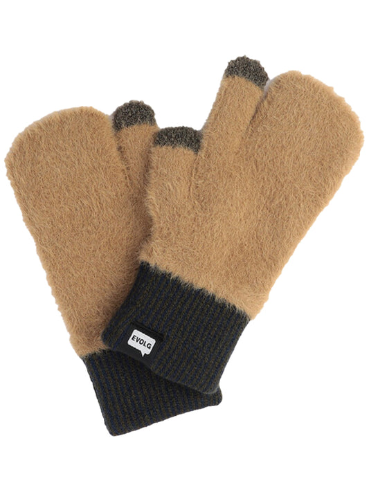Elpis Furry Glove Gloves Evolg Camel O/S