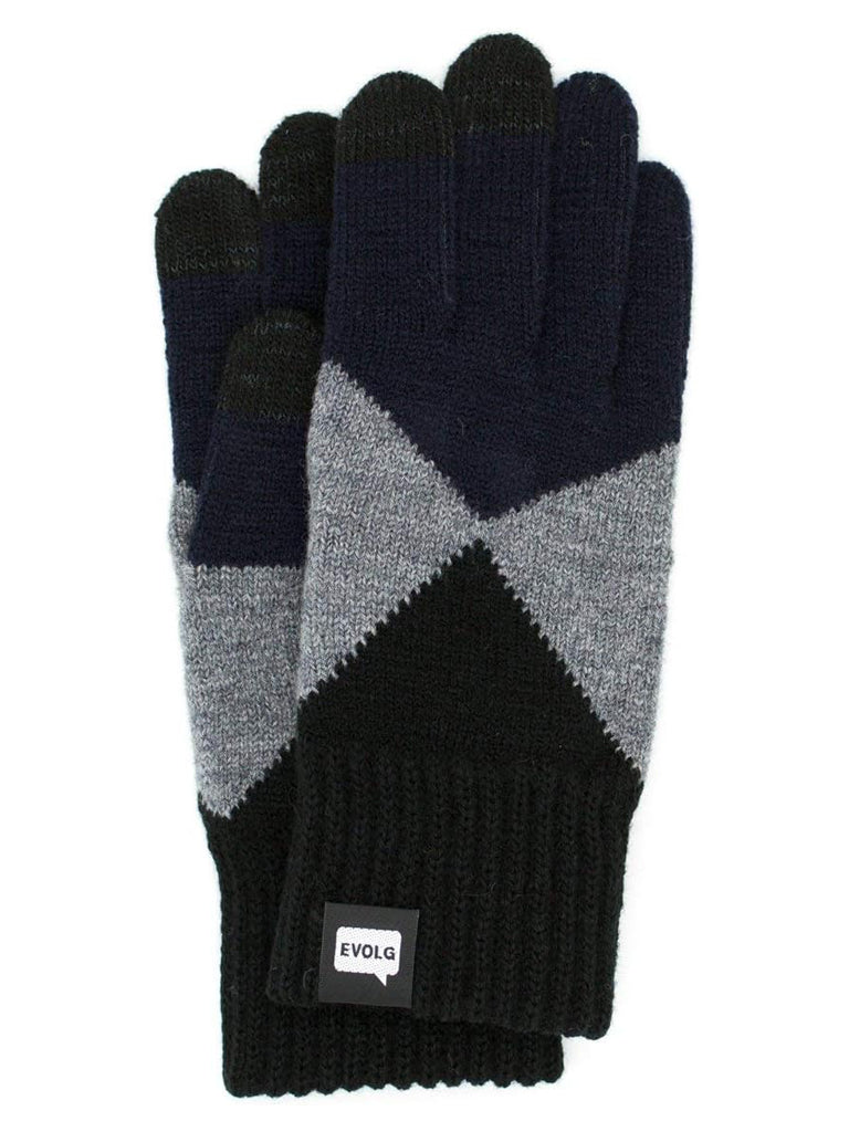 Mirage Touchscreen Glove Gloves Evolg Navy/Gray O/S