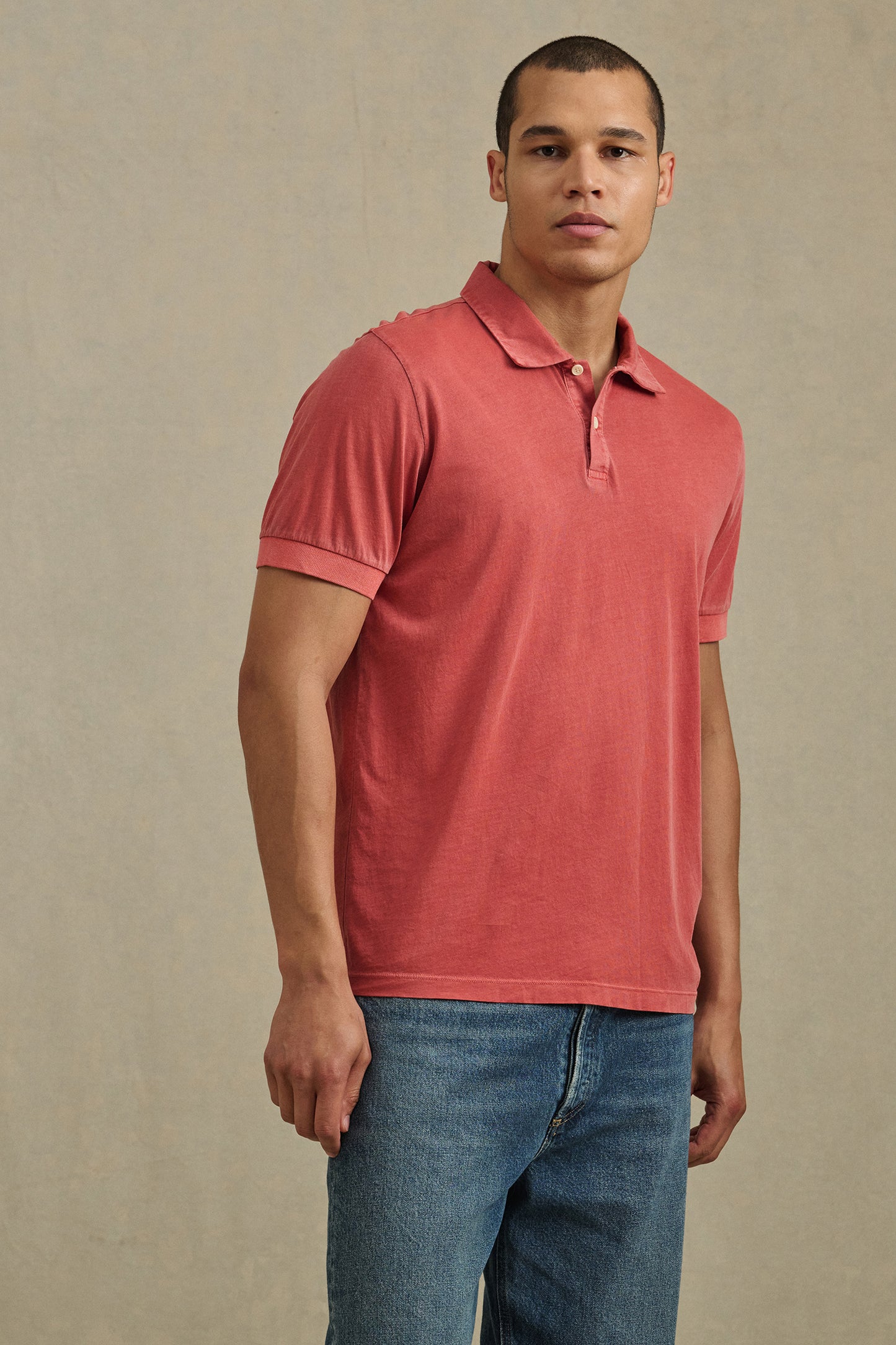 Arrow S/S Polo Polos Velvet by Graham & Spencer Tomato S