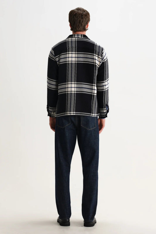 Whiting Overshirt Oversize Grid Check