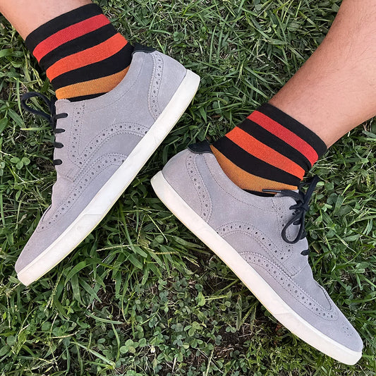 Wide Stripe Ankle Socks Socks This Night