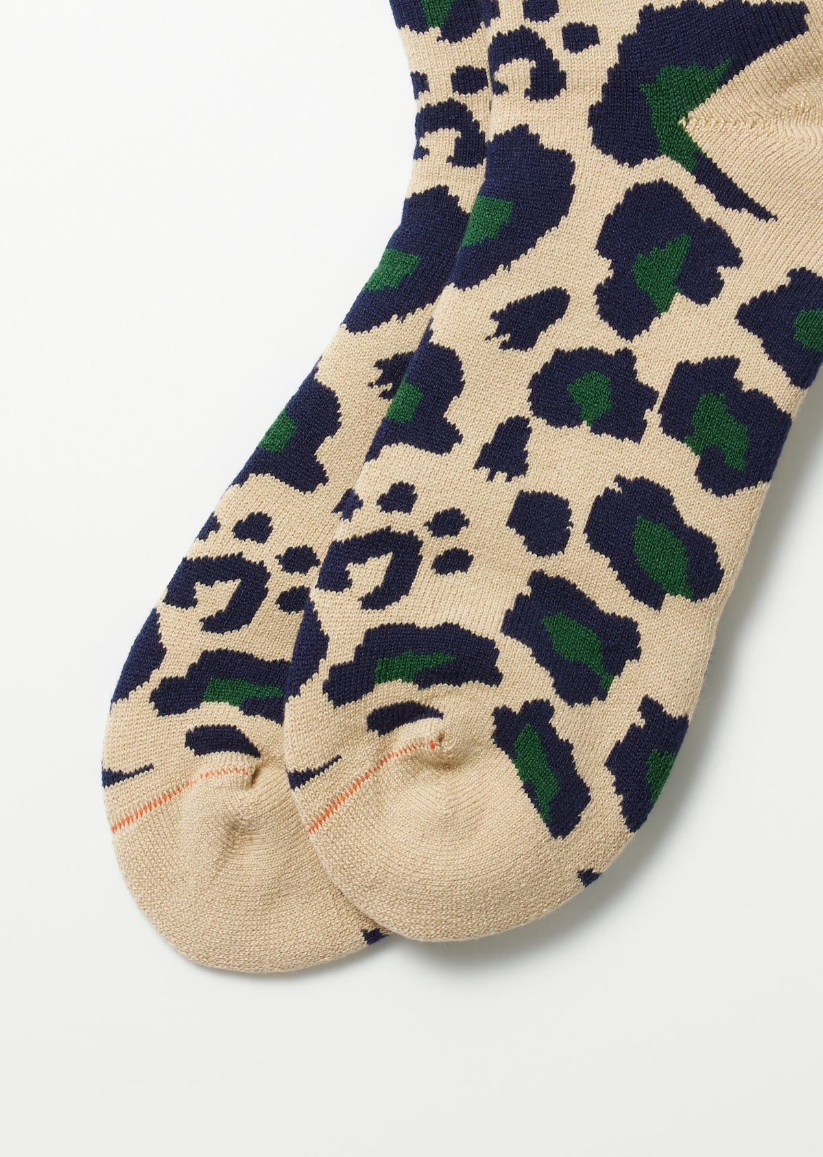 Pile Leopard Crew Socks Socks RoToTo - 2