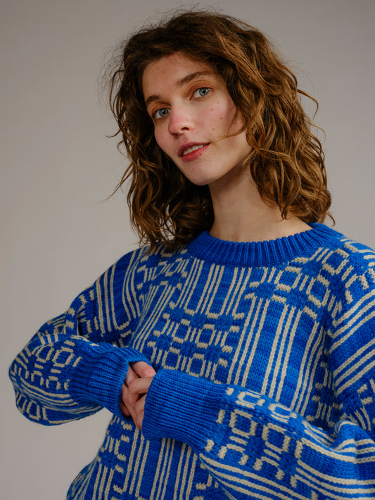 Passing Through Sweater - Cerulean Sweaters DEGEN