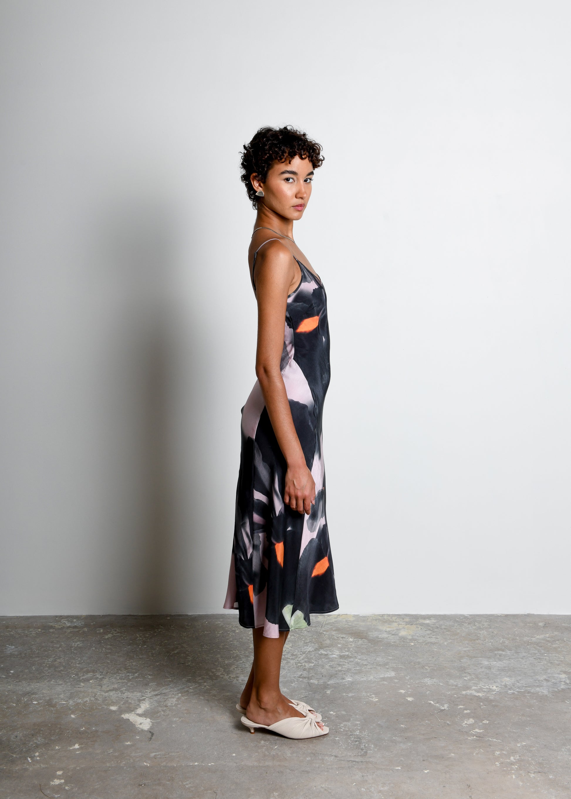 Noir Slip Dress UNTITLED IN MOTION